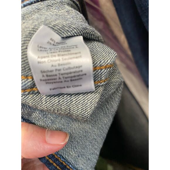 Talbots Womens Denim Jean Jacket Blue Size XXS - Picture 6 of 7